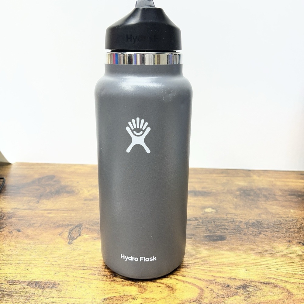 Hydro Flask 32 oz‎ Wide Mouth Vacuum Insulated Bottle Stone Gray
